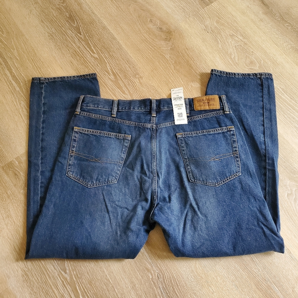 Levi's Stratus Signature 38x30 Regular Men Straight Denim